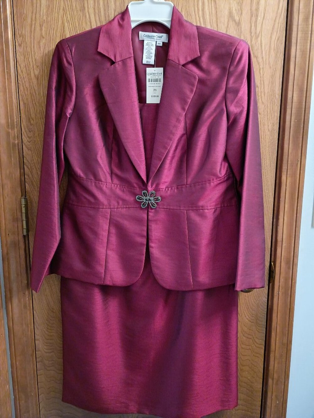 Never Worn - Coldwater Creek Women's Petite size 8 Shimmer Jacket Dress